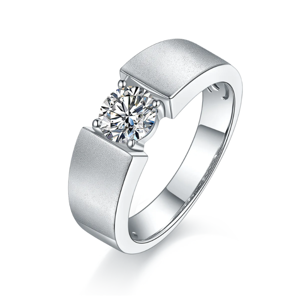 XIII Solitaire Moissanite Ring