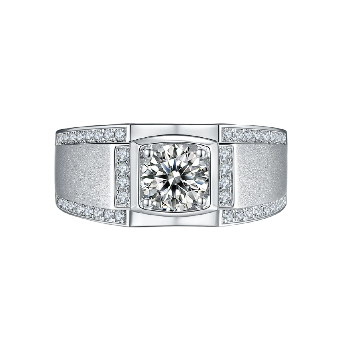 VIII Moissanite Pavé Ring