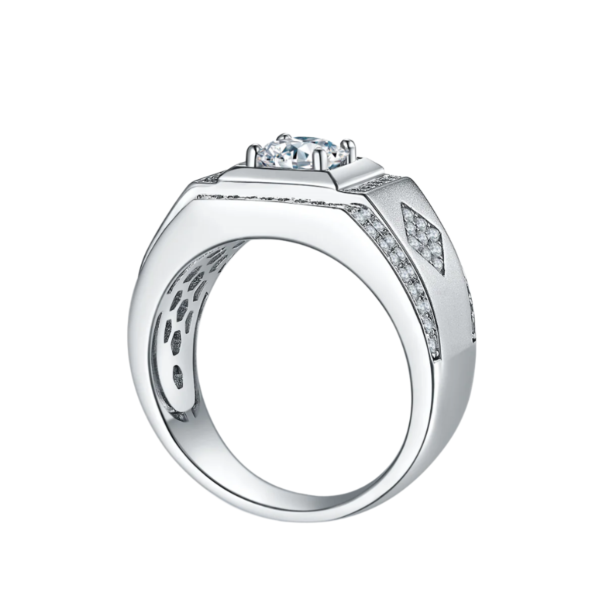VI Moissanite Pavé Ring
