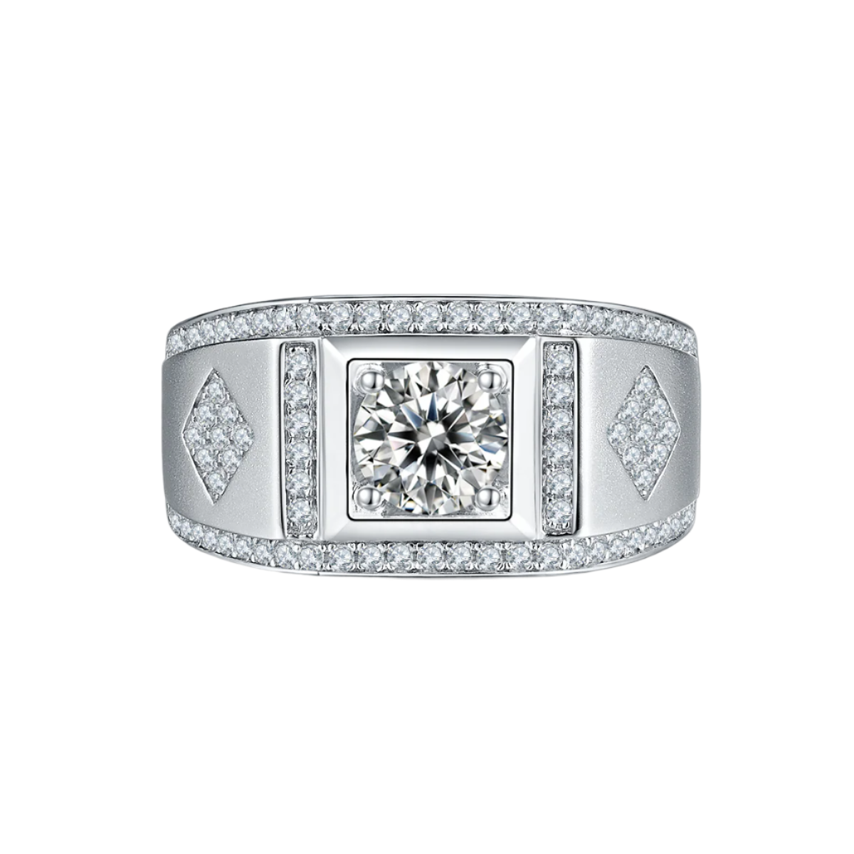 VI Moissanite Pavé Ring