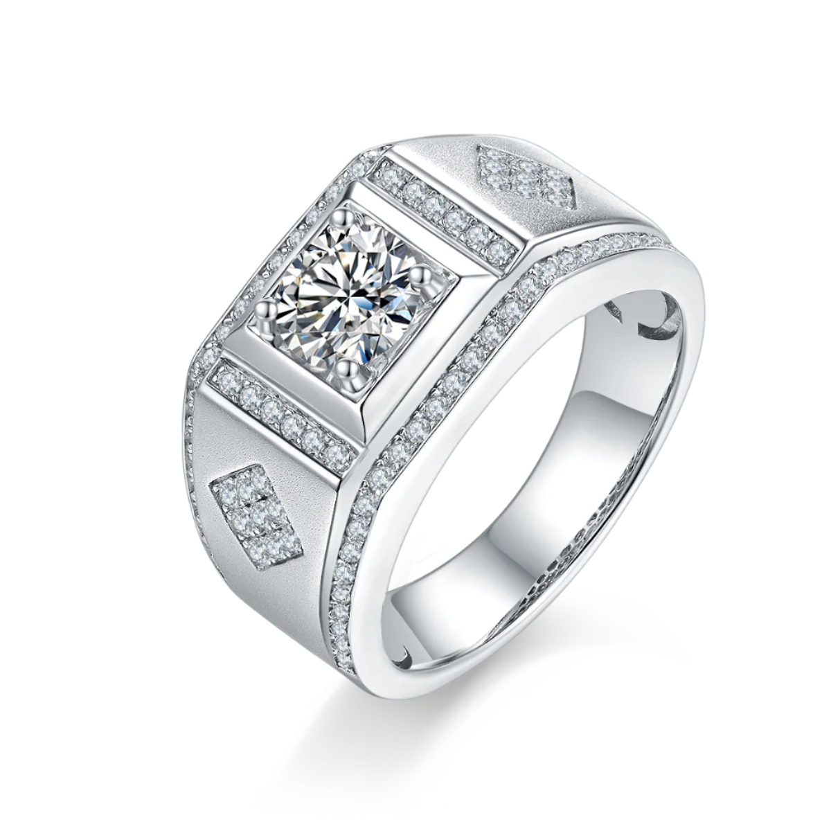 VI Moissanite Pavé Ring