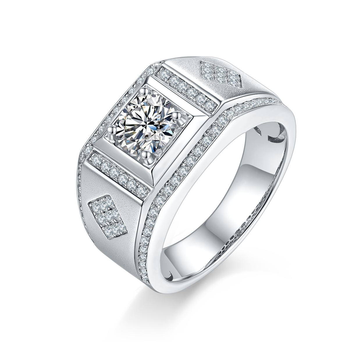 VI Moissanite Pavé Ring