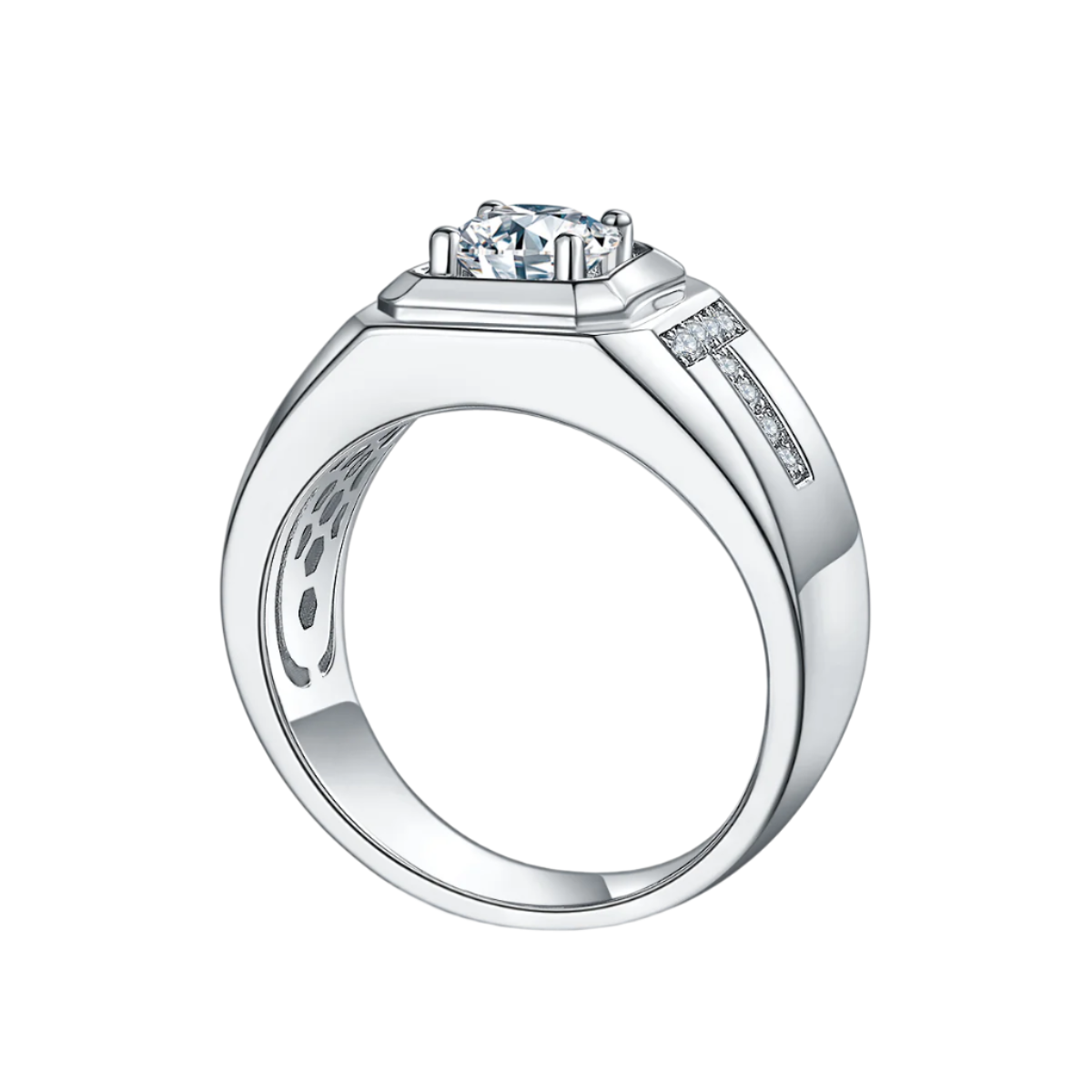 XVI Solitaire Moissanite Ring