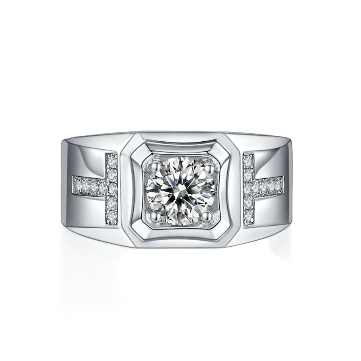 XVI Solitaire Moissanite Ring