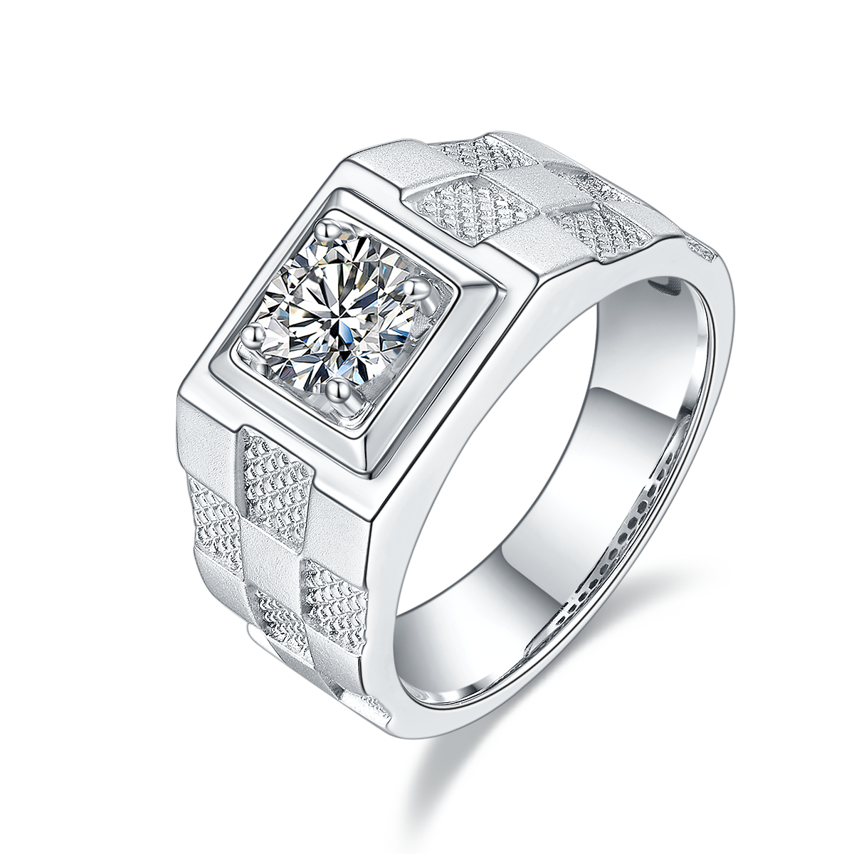 XV Solitaire Moissanite Ring