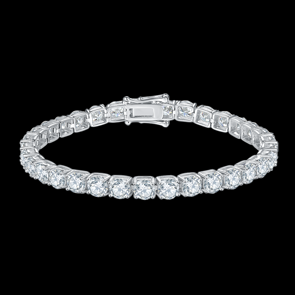Classic Four-Prong Tennis Bracelet
