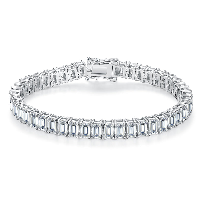 Rectangular Tennis Bracelet