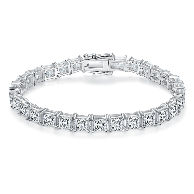 Square Tennis Bracelet