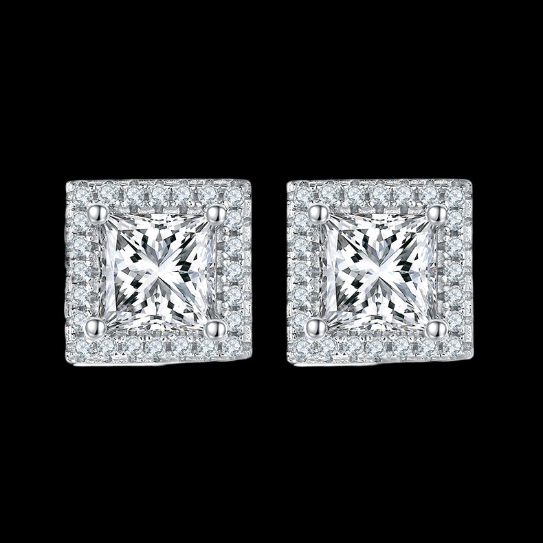 Light Luxury Square Stud Earrings