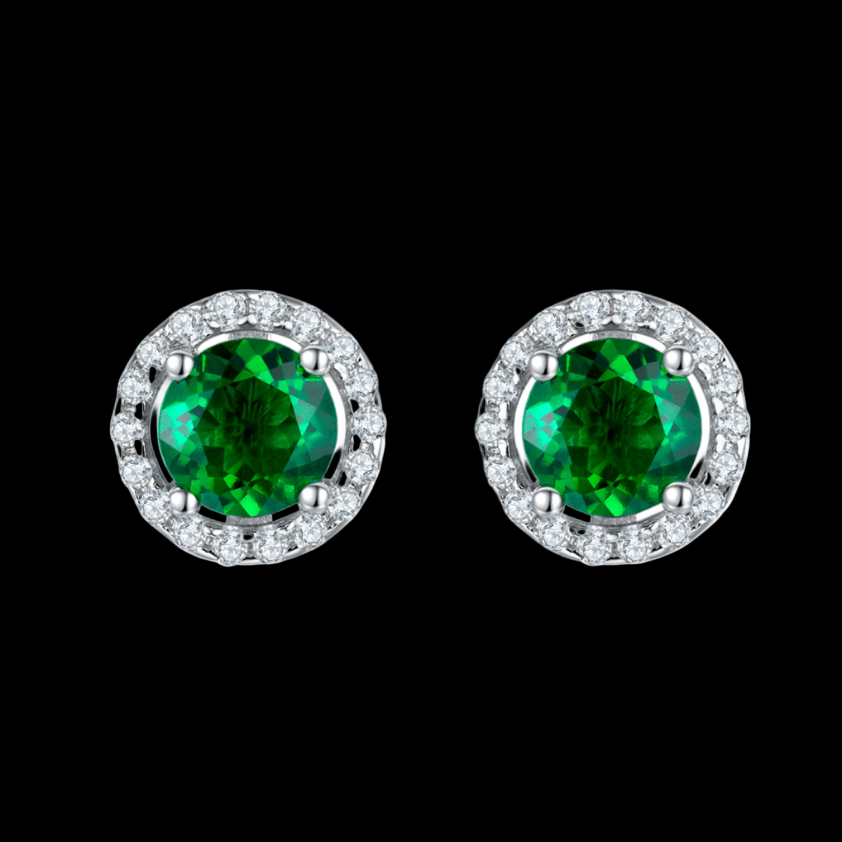 Halo Stud Earrings II