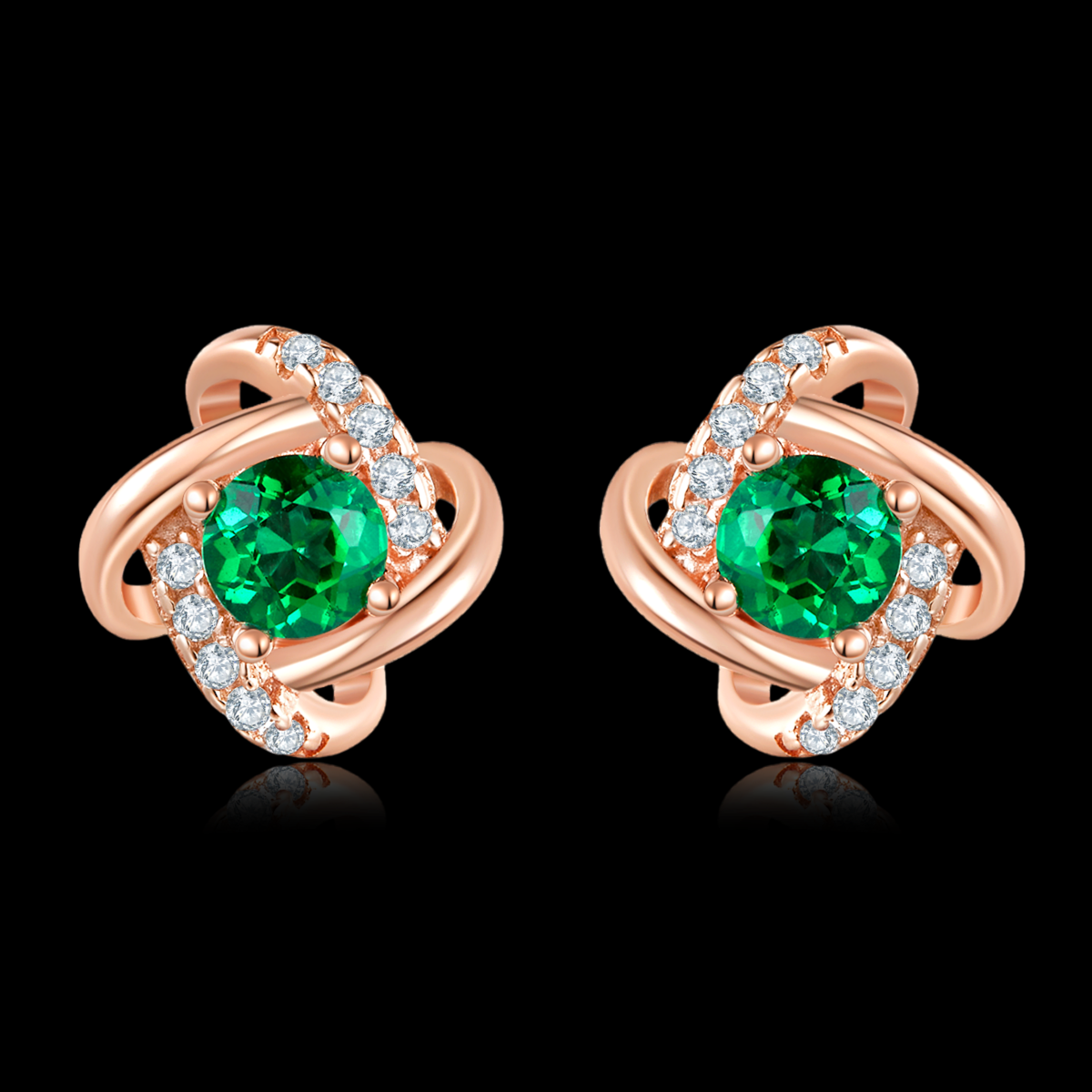 Twisted Stud Earrings