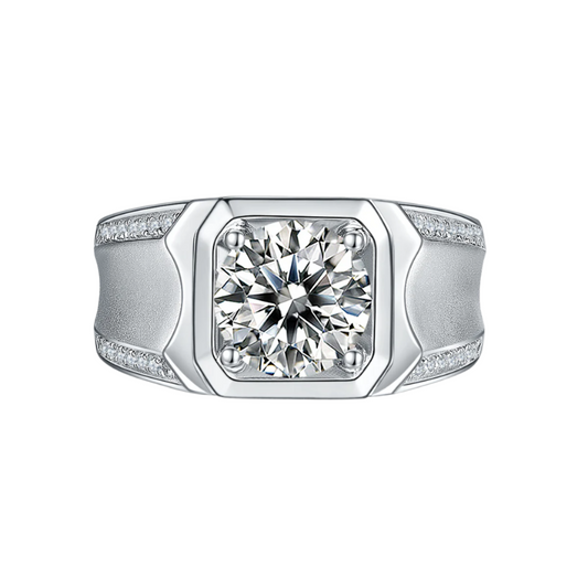 XII Moissanite Pavé Ring