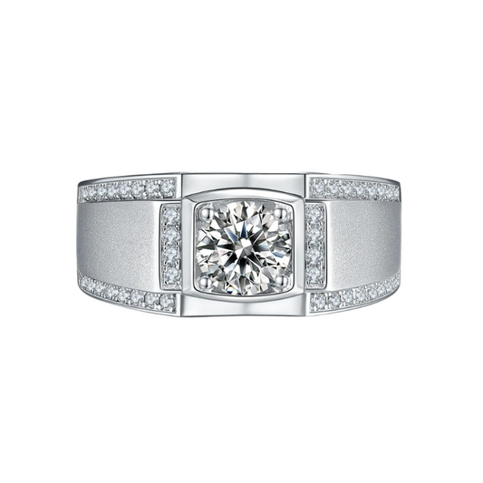 VIII Moissanite Pavé Ring