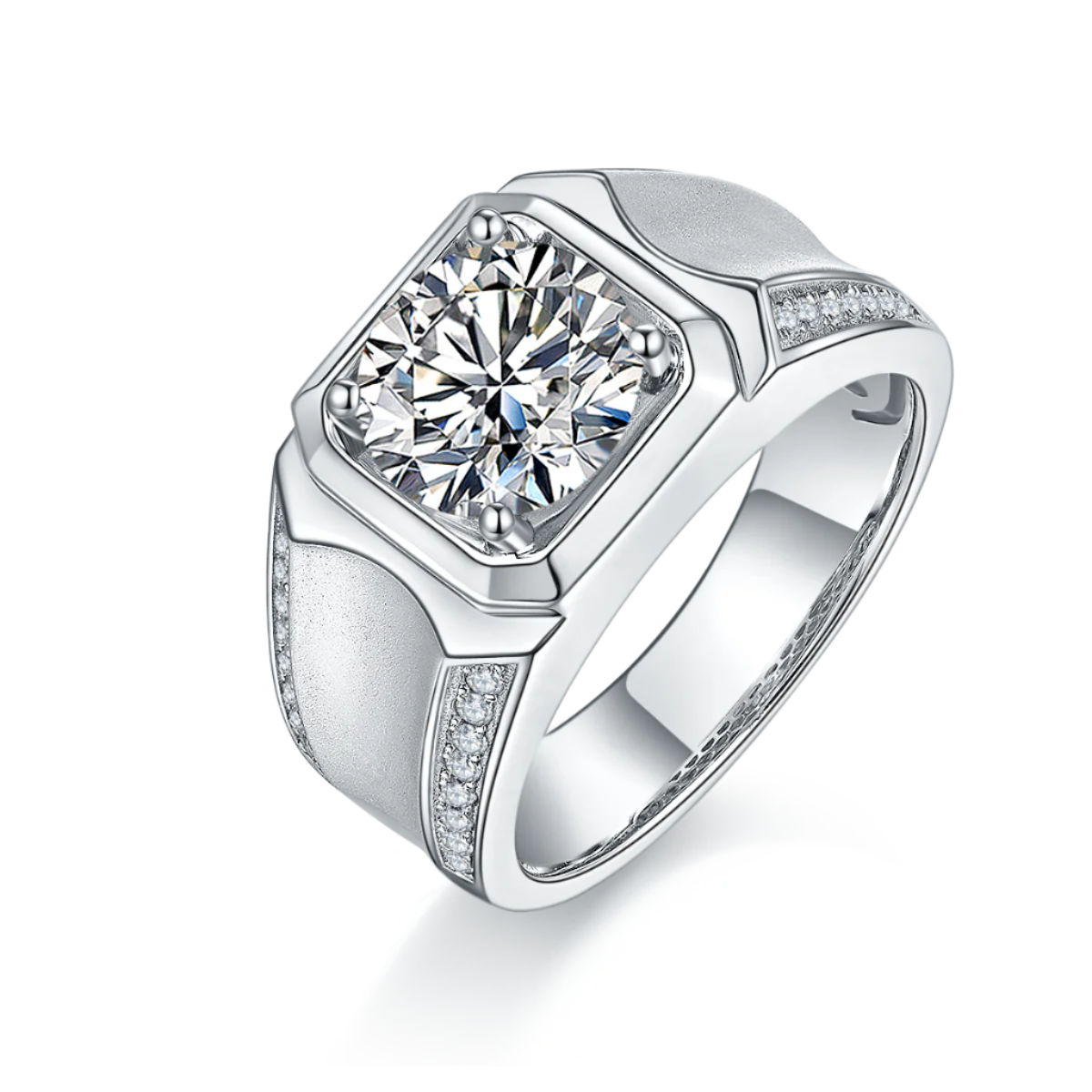 XII Moissanite Pavé Ring