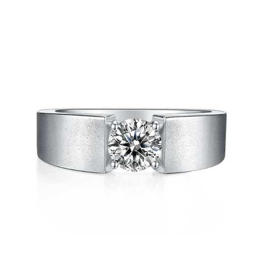 XIII Solitaire Moissanite Ring
