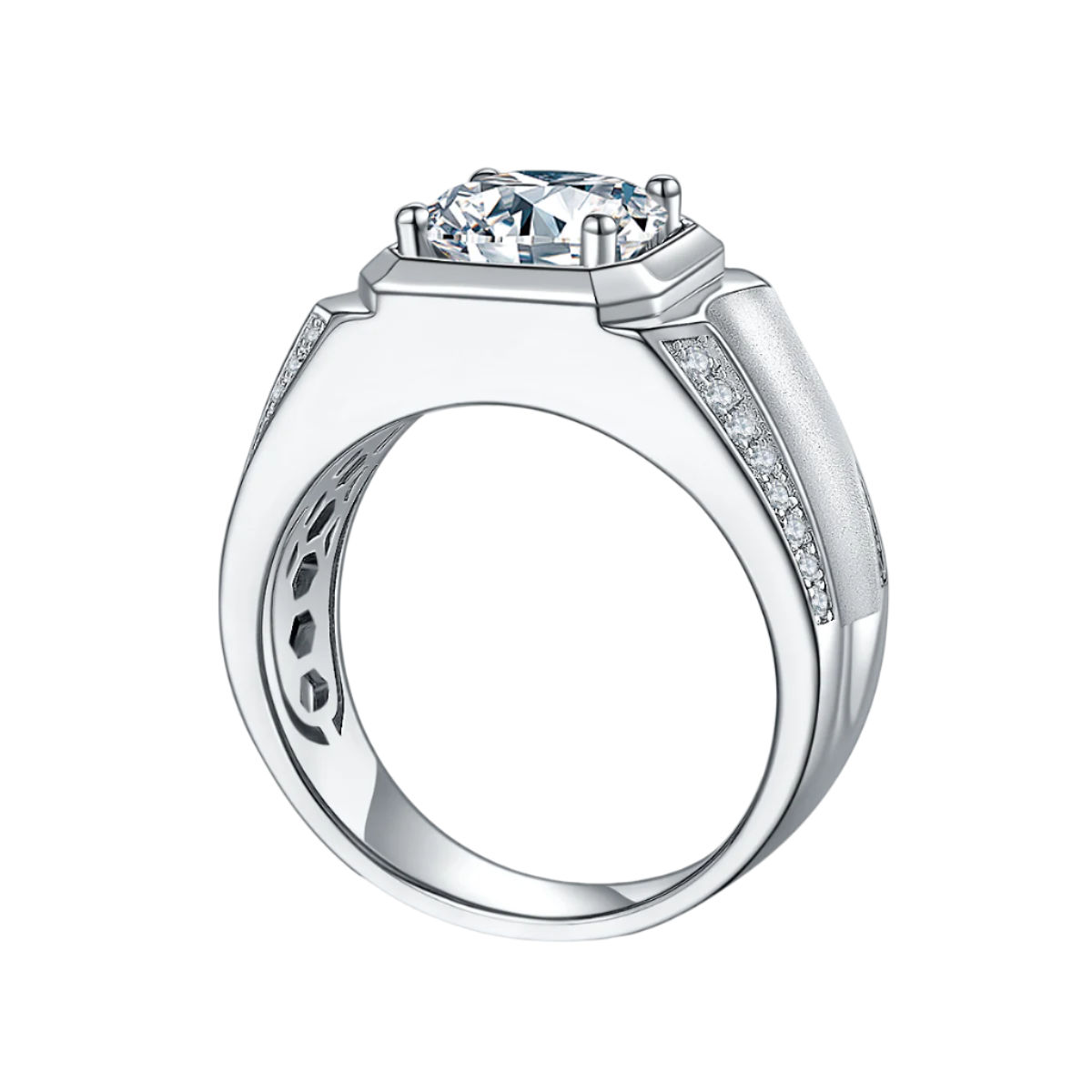 XII Moissanite Pavé Ring