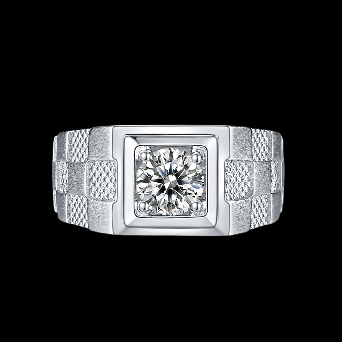 XV Solitaire Moissanite Ring