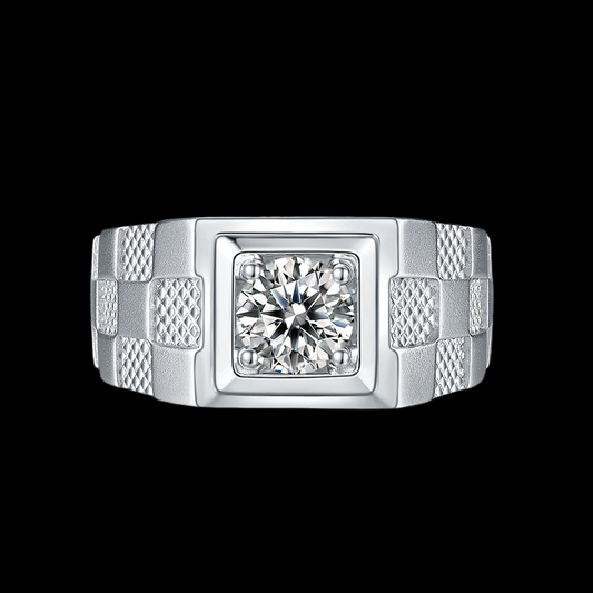 XV Solitaire Moissanite Ring