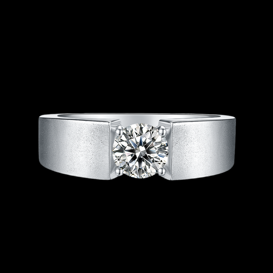 XIII Solitaire Moissanite Ring