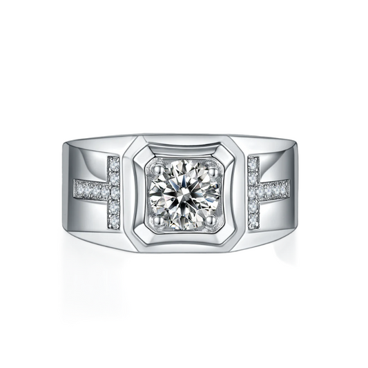 XVI Solitaire Moissanite Ring