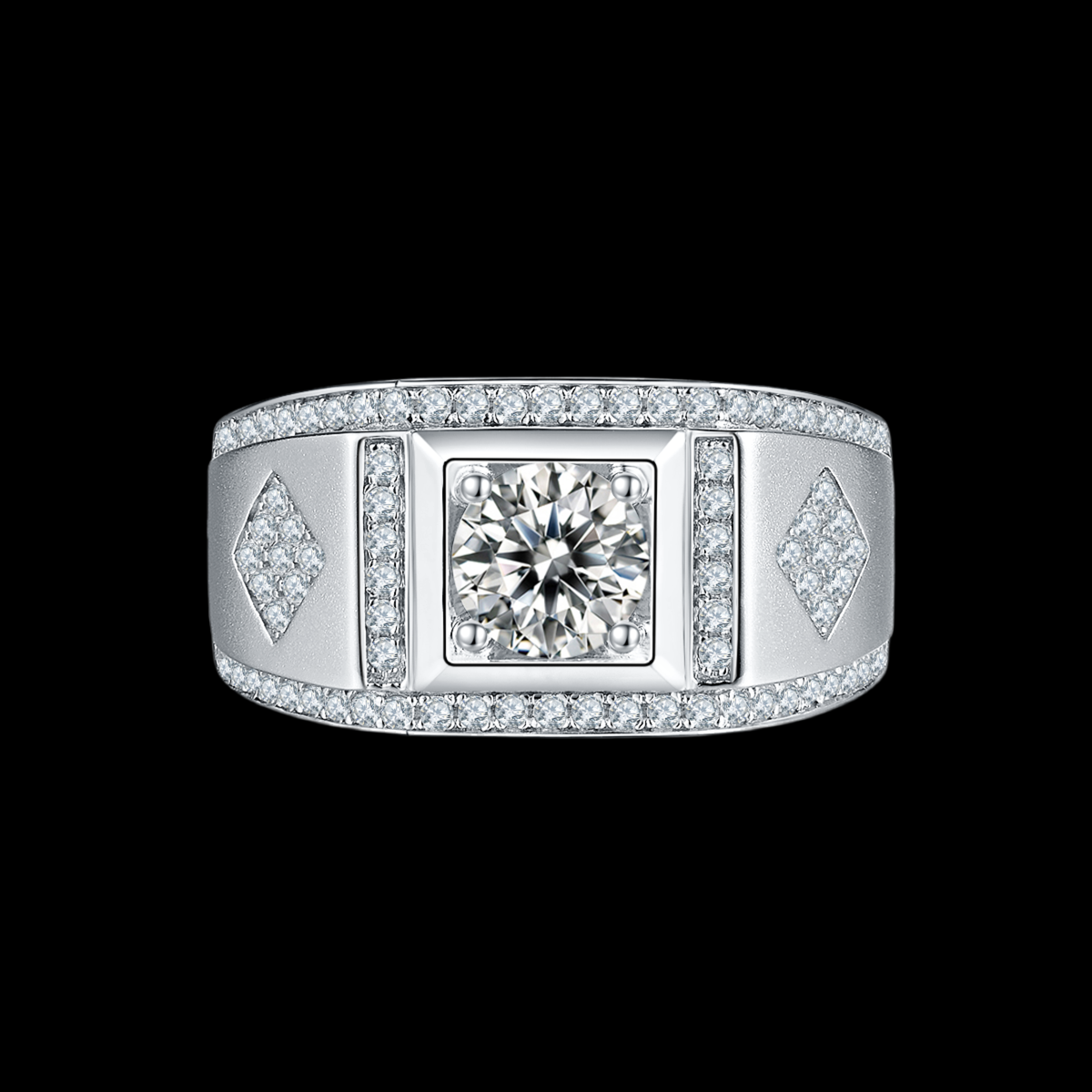 VI Moissanite Pavé Ring