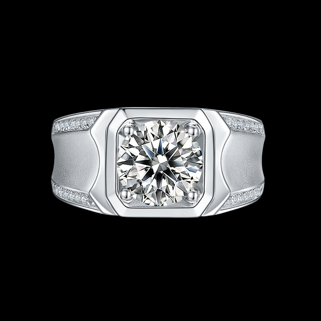 XII Moissanite Pavé Ring