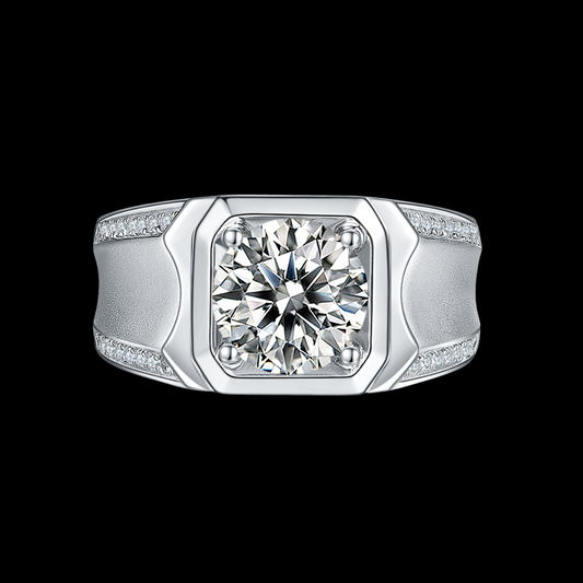 XII Moissanite Pavé Ring