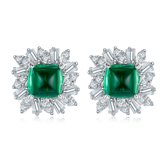 Crystal Halo Stud Earrings