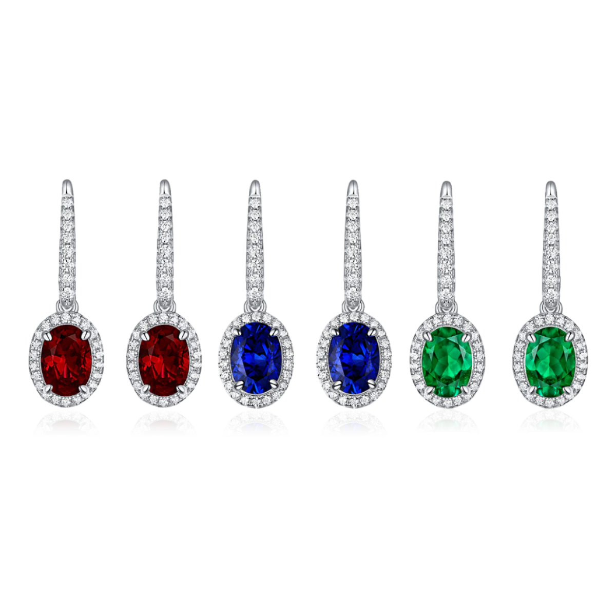 Halo Drop Hook Earring II