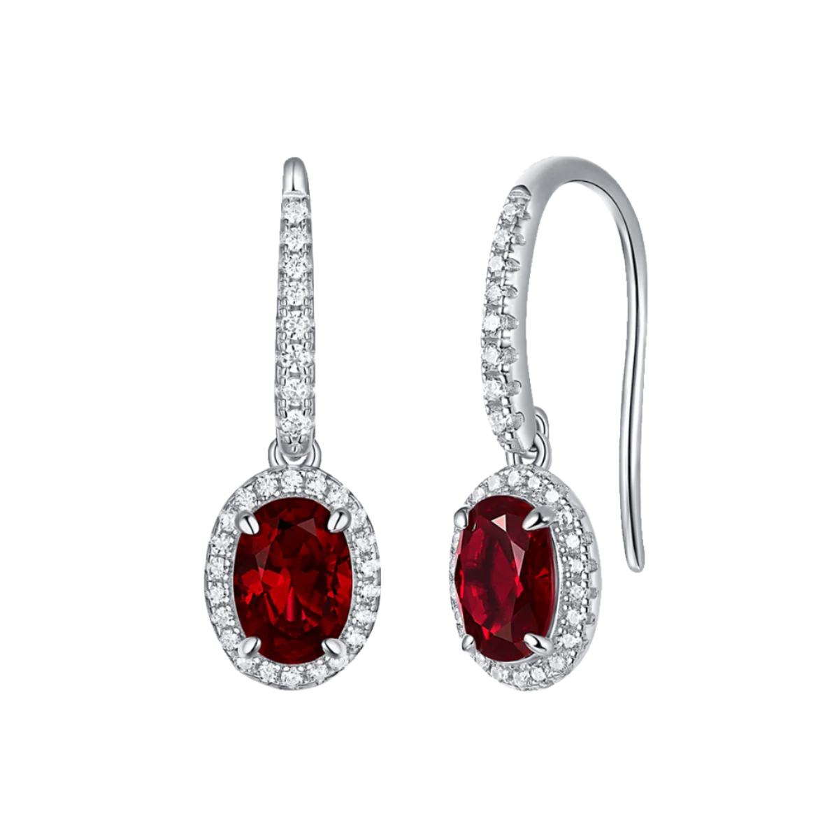 Halo Drop Hook Earring II