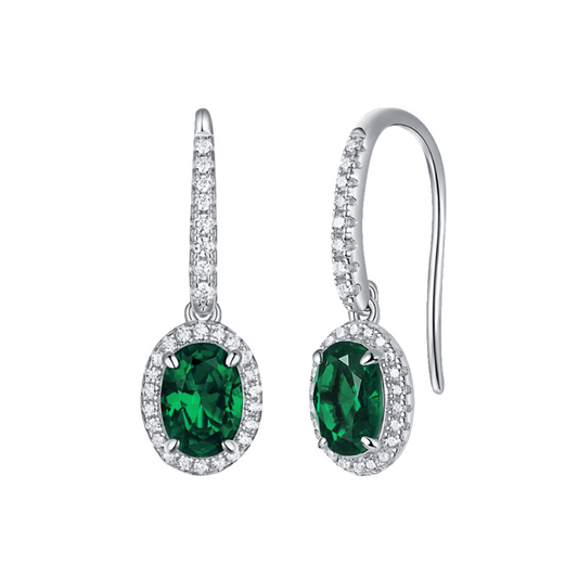 Halo Drop Hook Earring II