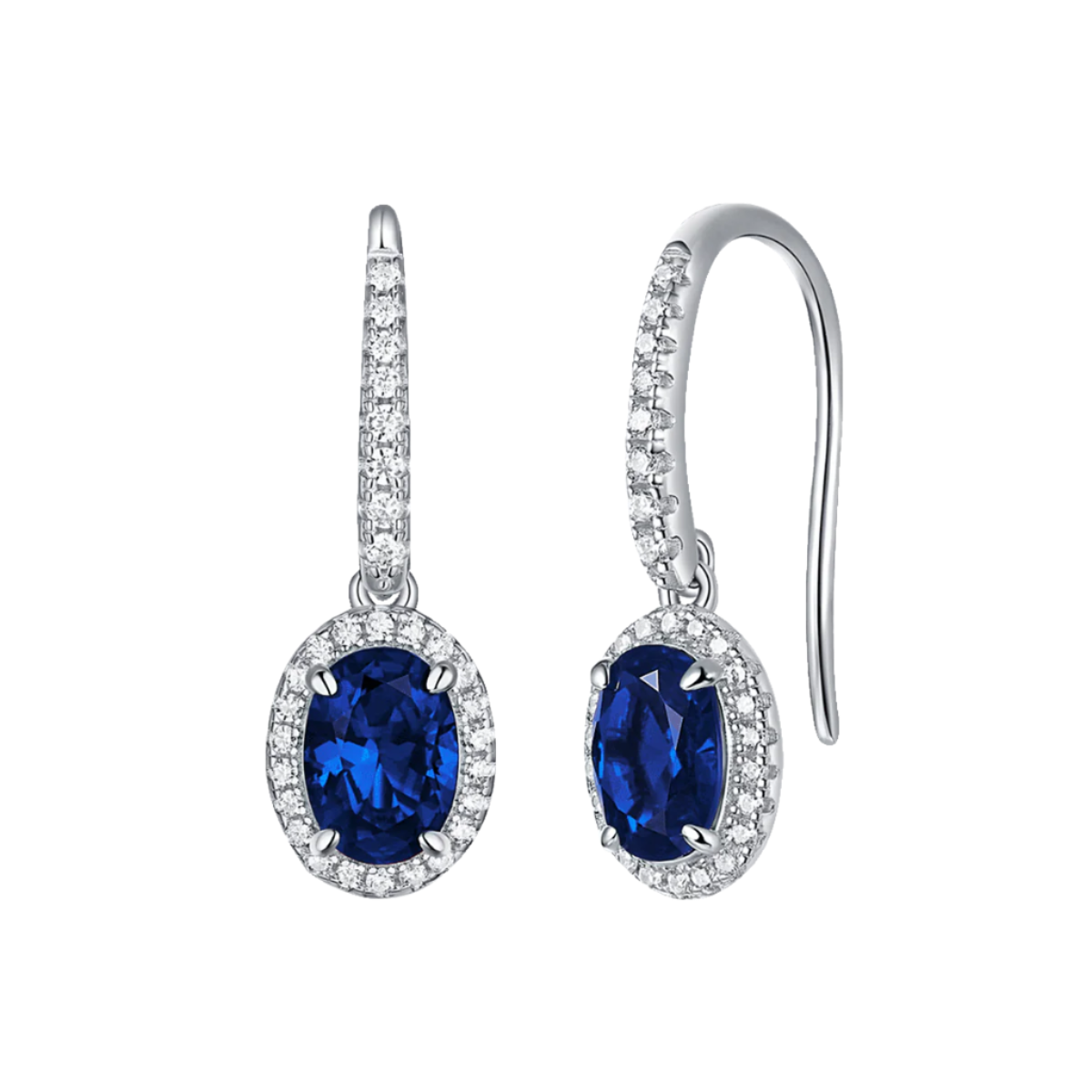 Halo Drop Hook Earring II
